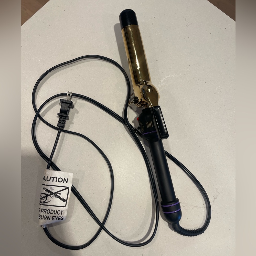 Hot Tools 1 1/4” Pro Signature Gold Barrel Curling Iron